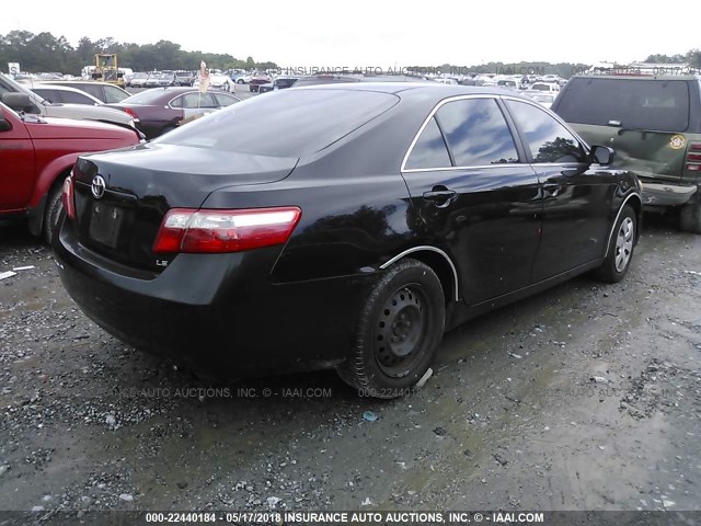 4T1BE46K19U298425 - 2009 TOYOTA CAMRY SE/LE/XLE შავი ფოტო 4