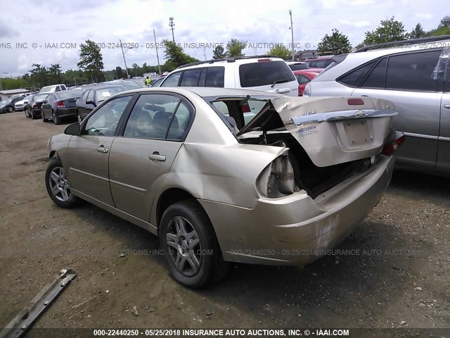 1G1ZT51F66F175351 - 2006 CHEVROLET MALIBU LT TAN photo 3