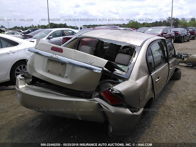 1G1ZT51F66F175351 - 2006 CHEVROLET MALIBU LT TAN photo 4