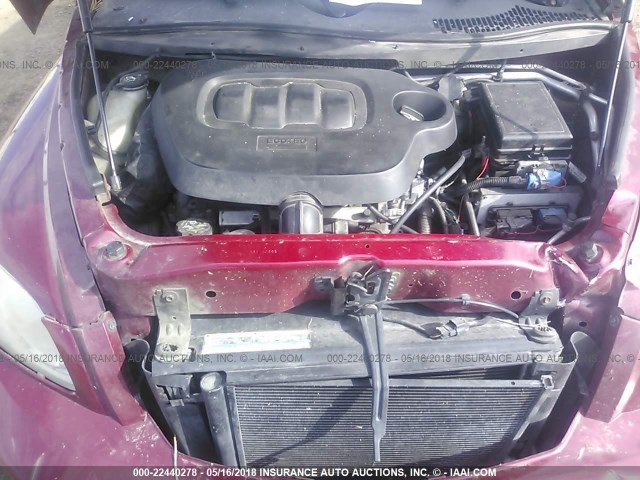 3GNDA13DX6S574407 - 2006 CHEVROLET HHR LS წითელი ფოტო 10