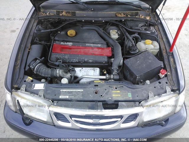 YS3DF58K622019932 - 2002 SAAB 9-3 SE BLUE photo 10