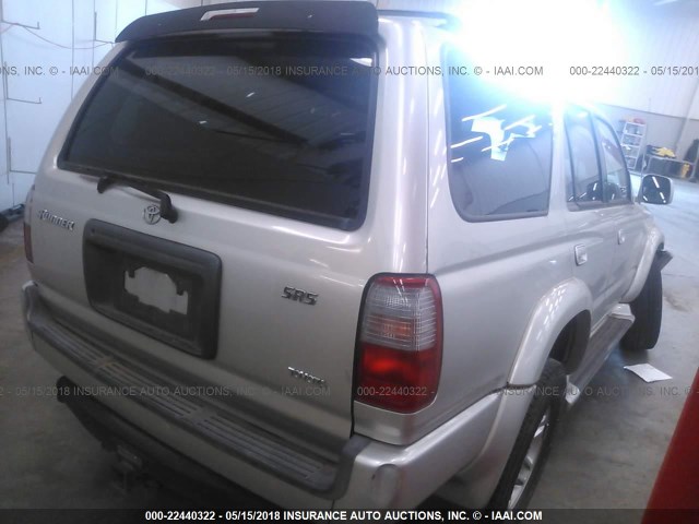 JT3GN86R6Y0162560 - 2000 TOYOTA 4RUNNER SR5 SILVER photo 4