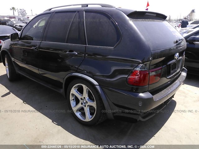 5UXFB93593LN79684 - 2003 BMW X5 4.6IS BLACK photo 3