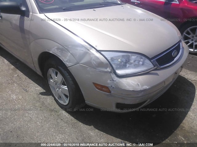 1FAFP34N37W234112 - 2007 FORD FOCUS ZX4/S/SE/SES 金色 照片 6