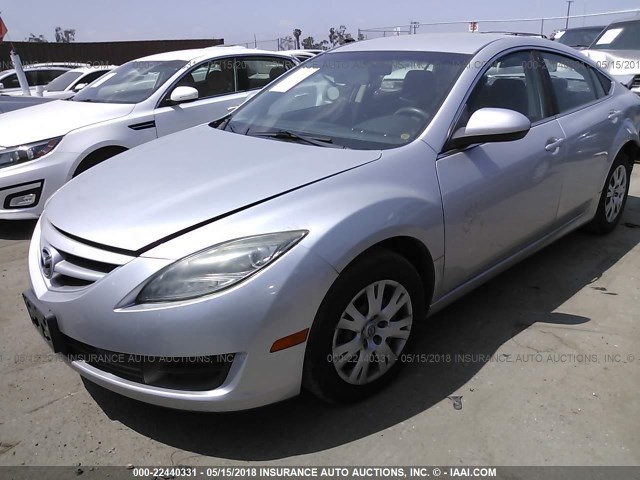 1YVHZ8BH7A5M12845 - 2010 MAZDA 6 I Srebrny zdjęcie 2