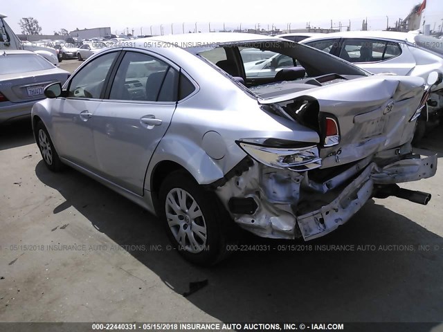 1YVHZ8BH7A5M12845 - 2010 MAZDA 6 I Srebrny zdjęcie 3