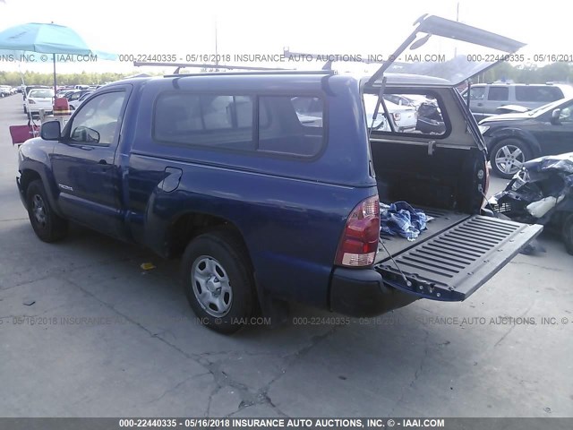 5TENX22N85Z002026 - 2005 TOYOTA TACOMA Dark Blue photo 3