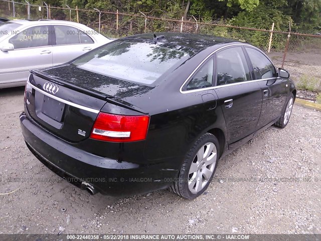 WAUDG74FX5N085845 - 2005 AUDI A6 3.2 QUATTRO BLACK photo 4