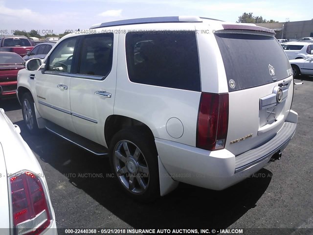 1GYFK63857R141350 - 2007 CADILLAC ESCALADE LUXURY WHITE photo 3