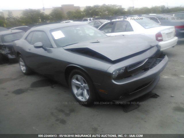 2C3CDYAG9CH291162 - 2012 DODGE CHALLENGER SXT GRAY photo 1