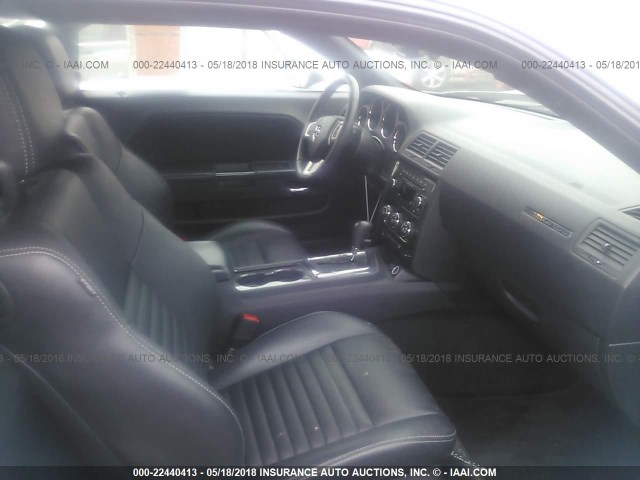 2C3CDYAG9CH291162 - 2012 DODGE CHALLENGER SXT GRAY photo 5