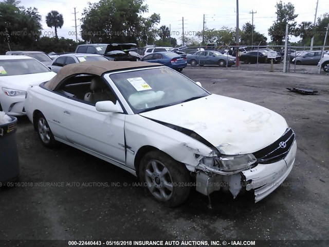 2T1FF28P51C443726 - 2001 TOYOTA CAMRY SOLARA SE/SLE 白色 照片 1