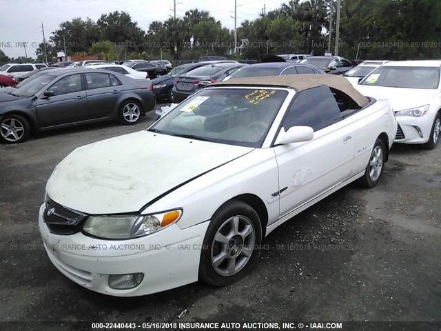 2T1FF28P51C443726 - 2001 TOYOTA CAMRY SOLARA SE/SLE 白色 照片 2