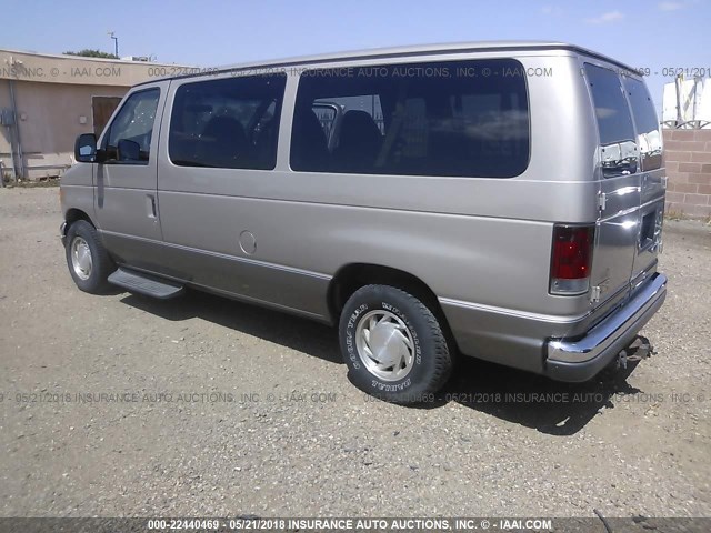 1FMRE11W13HA88740 - 2003 FORD ECONOLINE E150 WAGON Pewter photo 3