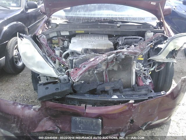 5TDZK22C27S088450 - 2007 TOYOTA SIENNA XLE/XLE LIMITED BURGUNDY photo 6