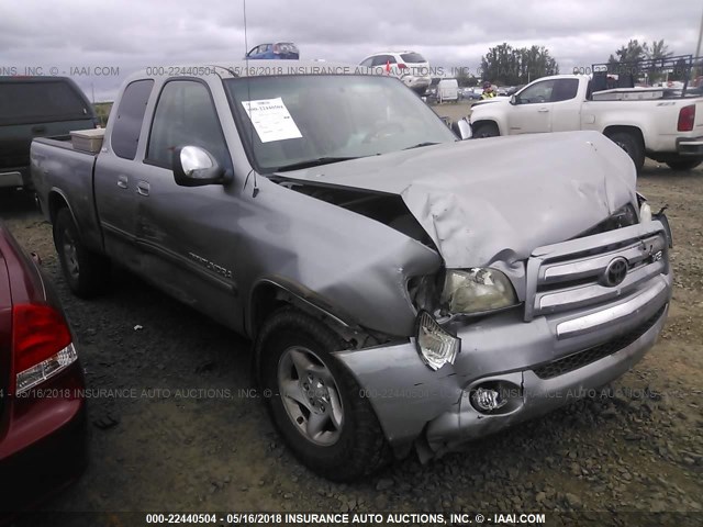 5TBRT341X3S424377 - 2003 TOYOTA TUNDRA ACCESS CAB SR5 SILVER photo 1