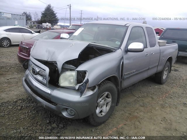 5TBRT341X3S424377 - 2003 TOYOTA TUNDRA ACCESS CAB SR5 SILVER photo 2