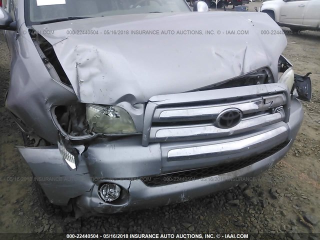 5TBRT341X3S424377 - 2003 TOYOTA TUNDRA ACCESS CAB SR5 SILVER photo 6