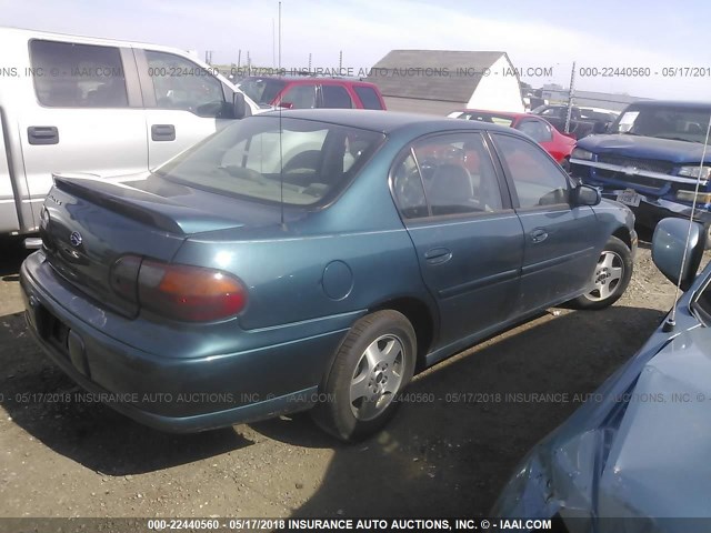 1G1NE52J53M529749 - 2003 CHEVROLET MALIBU LS 青色 照片 4
