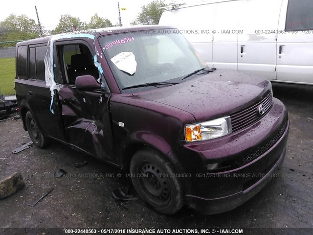 JTLKT334550179552 - 2005 TOYOTA SCION XB მუქწითელი ფოტო 1