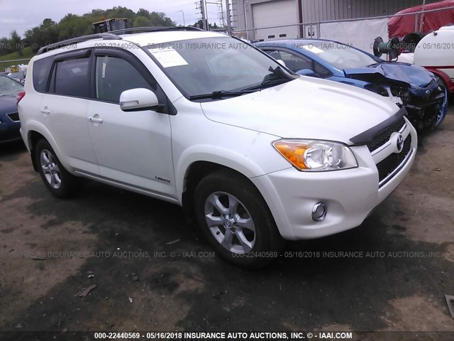 JTMBF31V695005819 - 2009 TOYOTA RAV4 LIMITED WHITE photo 1