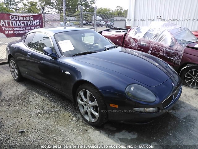 ZAMBC38A640011360 - 2004 MASERATI COUPE GT BLUE photo 1