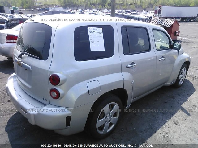 3GNDA13D06S673978 - 2006 CHEVROLET HHR LS GRAY photo 4