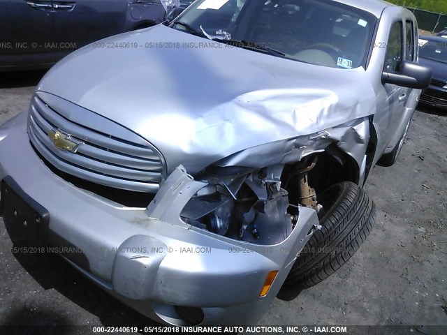 3GNDA13D06S673978 - 2006 CHEVROLET HHR LS GRAY photo 6