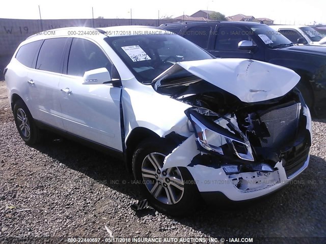 1GNKRGKD3HJ349447 - 2017 CHEVROLET TRAVERSE LT WHITE photo 1