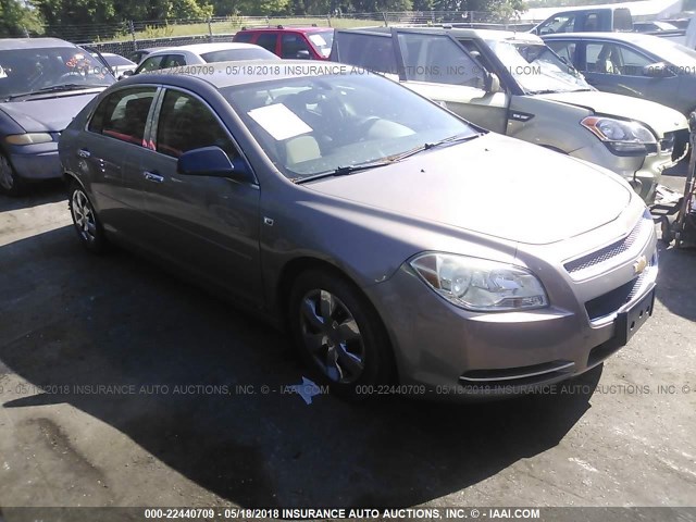 1G1ZG57B18F179755 - 2008 CHEVROLET MALIBU LS TAN photo 1