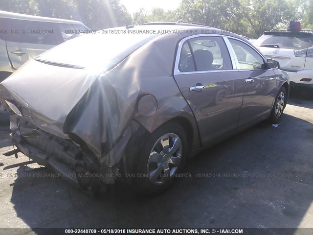 1G1ZG57B18F179755 - 2008 CHEVROLET MALIBU LS TAN photo 4