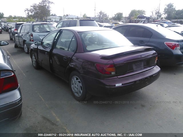 1G8ZF52812Z267999 - 2002 SATURN SL MAROON photo 3