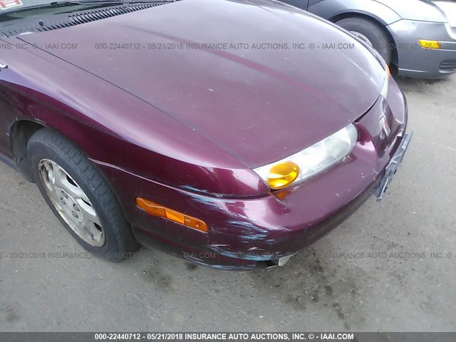 1G8ZF52812Z267999 - 2002 SATURN SL MAROON photo 6