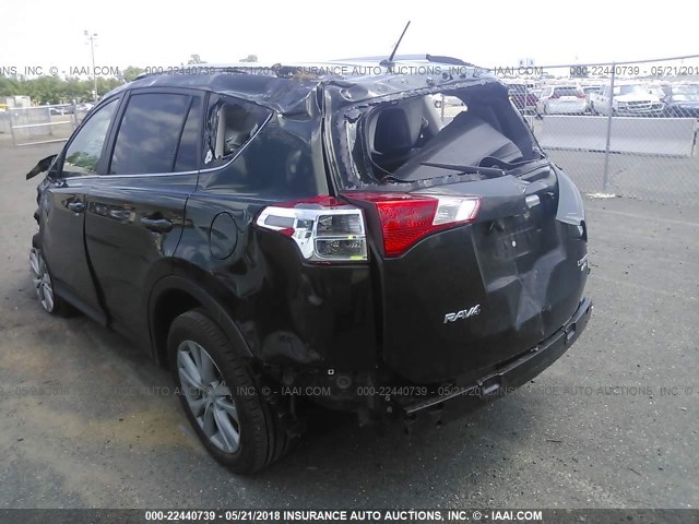 2T3DFREV9DW034674 - 2013 TOYOTA RAV4 LIMITED GREEN photo 3