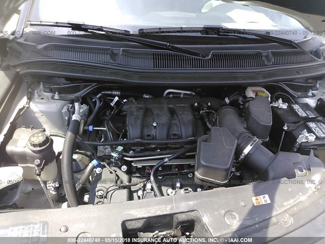 1FM5K8F86JGA43631 - 2018 FORD EXPLORER LIMITED 银色 照片 10