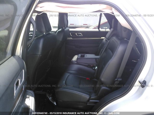1FM5K8F86JGA43631 - 2018 FORD EXPLORER LIMITED 银色 照片 8