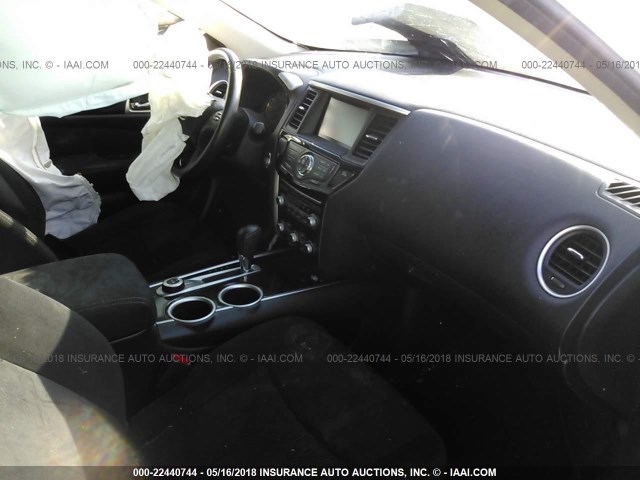 5N1AR2MM5DC665172 - 2013 NISSAN PATHFINDER S/SV/SL/PLATINUM 白色 照片 5