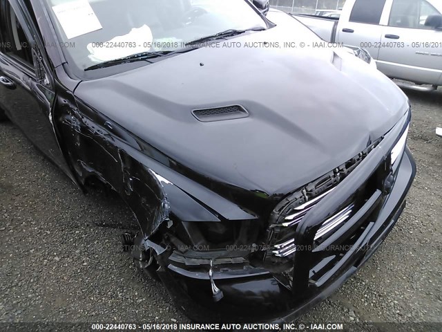 1C6RR7MT0DS564534 - 2013 RAM 1500 SPORT BLACK photo 6