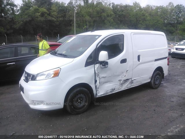 3N6CM0KN4EK694554 - 2014 NISSAN NV200 2.5S/2.5SV WHITE photo 2