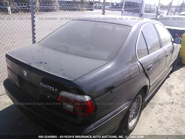 WBADT43442GZ96439 - 2002 BMW 525 I AUTOMATIC BLACK photo 4