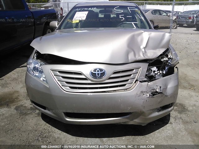 4T4BE46K28R039124 - 2008 TOYOTA CAMRY CE/LE/XLE/SE BEIGE photo 6