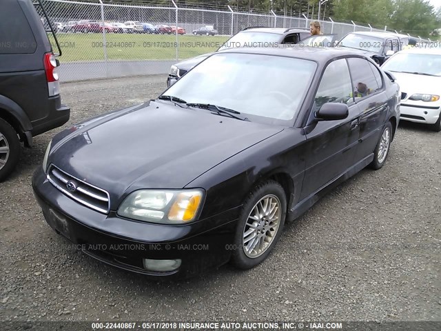 4S3BE656517213271 - 2001 SUBARU LEGACY GT LIMITED BLACK photo 2