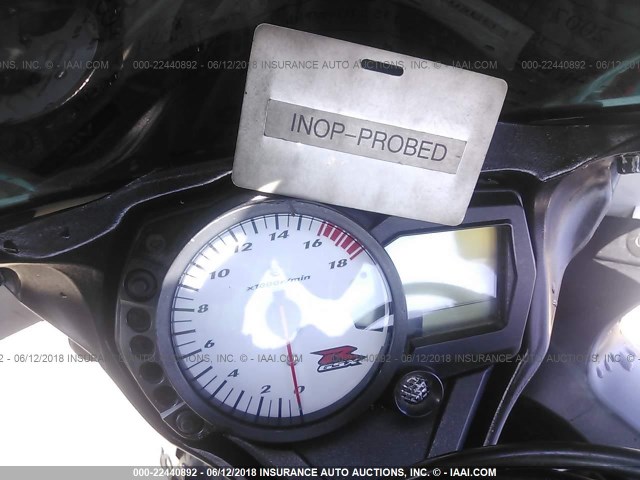 JS1GN7DA872126899 - 2007 SUZUKI GSX-R600 BLACK photo 7