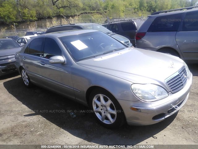 WDBNG83J13A372495 - 2003 MERCEDES-BENZ S 430 4MATIC SILVER photo 1
