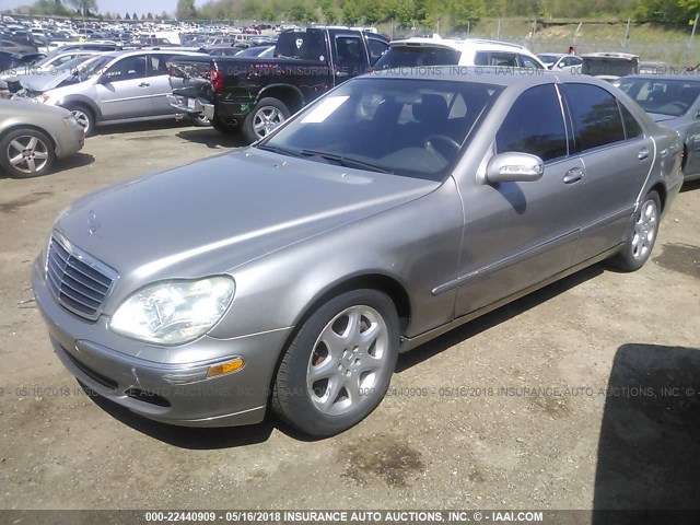 WDBNG83J13A372495 - 2003 MERCEDES-BENZ S 430 4MATIC SILVER photo 2