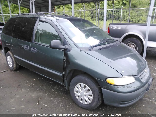 2C4GJ25G9YR796987 - 2000 CHRYSLER VOYAGER GREEN photo 1