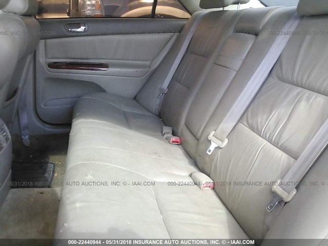 JTDBF32K820009684 - 2002 TOYOTA CAMRY LE/XLE/SE შავი ფოტო 8