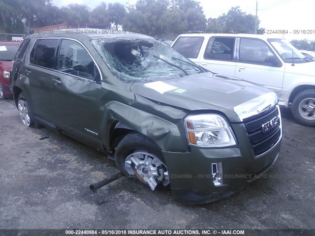 2GKALREK0F6172611 - 2015 GMC TERRAIN SLE GREEN photo 1