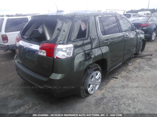 2GKALREK0F6172611 - 2015 GMC TERRAIN SLE GREEN photo 4