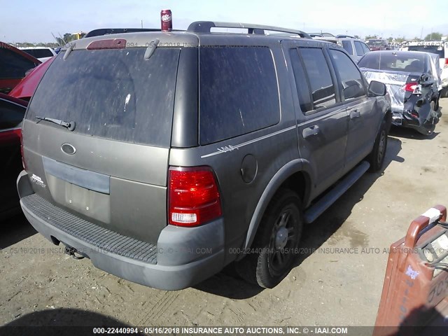 1FMZU62K83UA45368 - 2003 FORD EXPLORER XLS/XLS SPORT GRAY photo 4